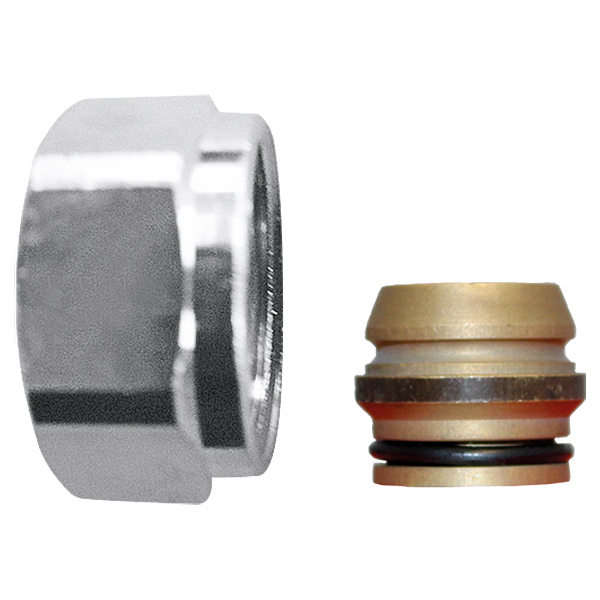 Compression adapter metallic seal