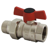 Ball valve with T-handle (silumin), PN 25