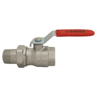 Ball valve with lever handle (sheet steel galvanised), PN 25