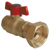 Ball valve for pump with check valve, PN 25