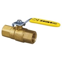 Ball valves for gas systems