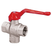 Three-port ball valve - heavy duty model