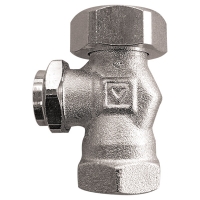 HERZ-RL-4 single shutoff valve - straight model for two-pipe operation