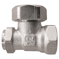 HERZ-RL-4 single shutoff valve - angle model for two-pipe operation