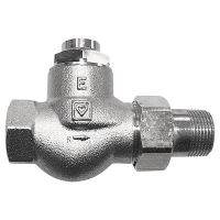 RL-1-E return valves with maximum flow rate for one-pipe and gravity systems