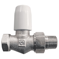 GP radiator control valves with lockshield cap