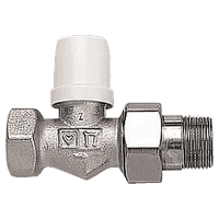 DR-T-90 radiator control valves with lockshield cap