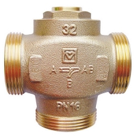 TEPLOMIX back-sealing, 3-way thermostatic control valve, flat-sealing