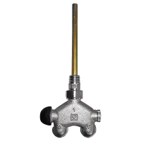 HERZ-VUA-50 four-port valves - angle model for one-pipe systems