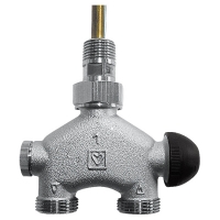 HERZ-VUA-50 four-port valves - straight model for one-pipe systems