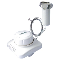 HERZ thermostat with remote adjustment, suitable for mounting in flush boxes