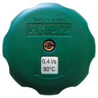 Hand wheel green with fastening screw