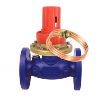 Differential pressure controller 4007 F FIX in flanged design, permanently set-23 kPa