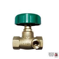 HERZ straight body shutoff valve, straight model with socket x socket