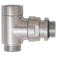 HERZ return valve DE LUXE, angle model