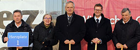 Baustart für das neue HERZ-Zentrallager in Günselsdorf (NÖ)