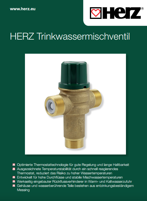 HERZ Trinkwassermischventil