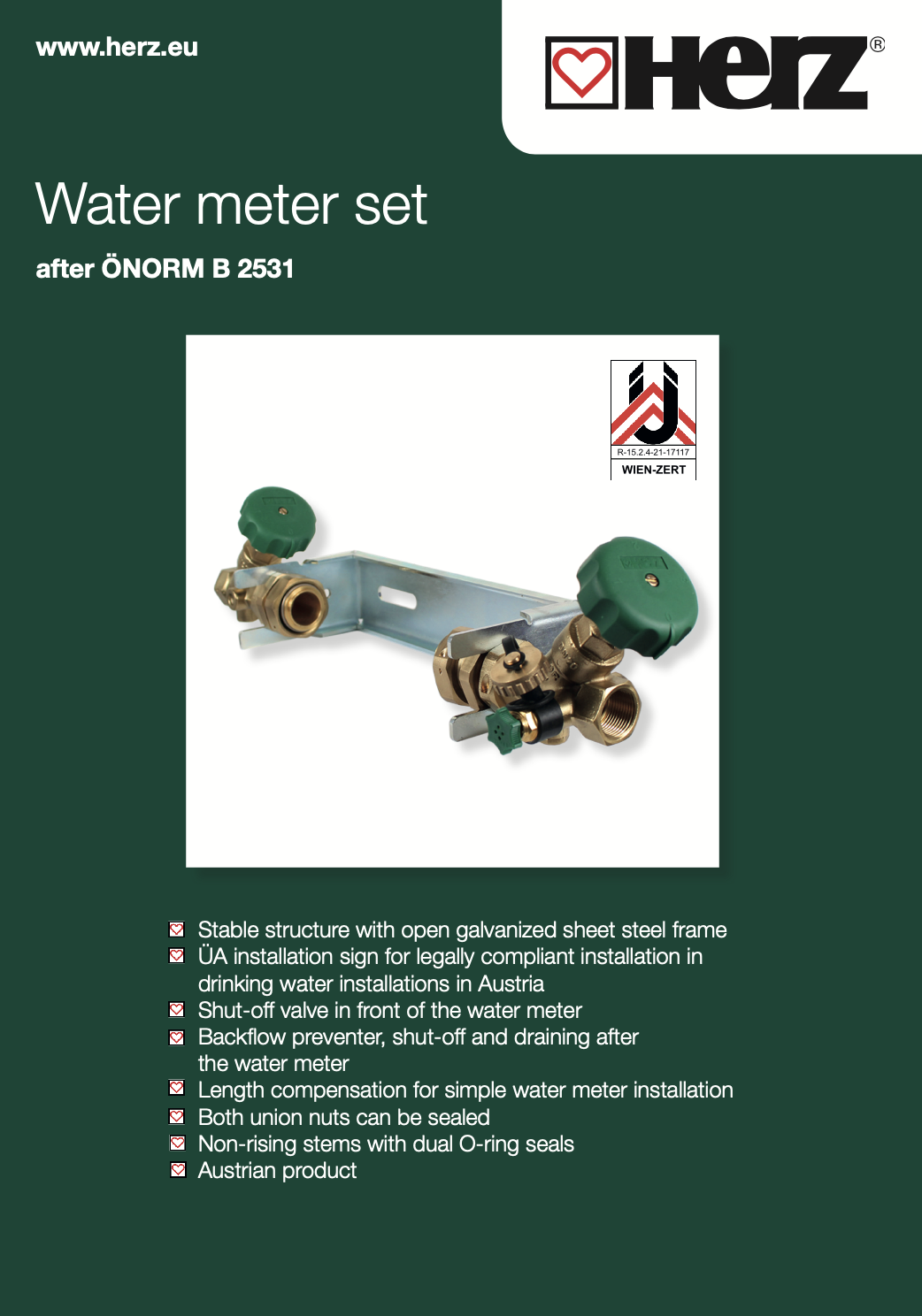 Water meter set