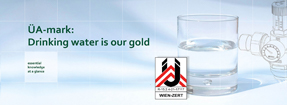 ÜA-mark: Drinking water is our gold