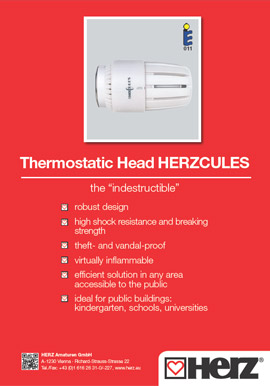 Thermostatic Head HERZCULES