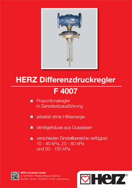 Differenzdruckregler F-4007